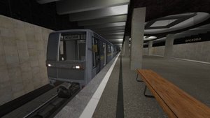 Garry’s Mod Metrostroi Метро Москвы 2025 Замоскворецкая линия 81-720 Яуза
