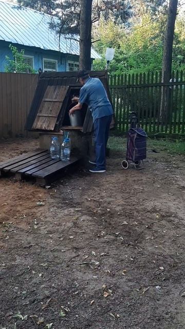 Колодец в посёлке писателей, Мичуринец, Москва 3 июля 20 смотреть онлайн