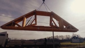 Монтаж деревянных конструкций ( ферм).