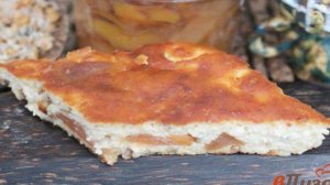 Творожная запеканка со сладкой грушей и пророщенной пшеницей