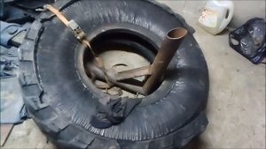 а как ободрать шину от газ 66 с металлокордом