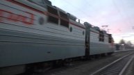мухаловка в електровозе переменного тока ВЛ80Т-2009 резервом следует по перегону Зверево—Сулин