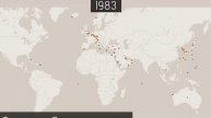 Карта строительства американских военных баз с 1945 года