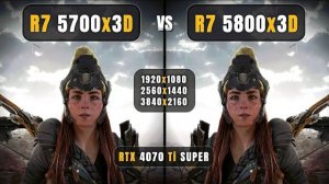 AMD Ryzen 7 5700x3D vs Ryzen 7 5800x3D - 1080p, 1440p, 4K - Biggest Comparison - 4070 Ti Super