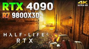 Half-Life 2 RTX on RTX 4090 - Ultra Settings | 4K