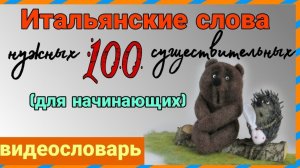 Видеословарь. Итальянский язык