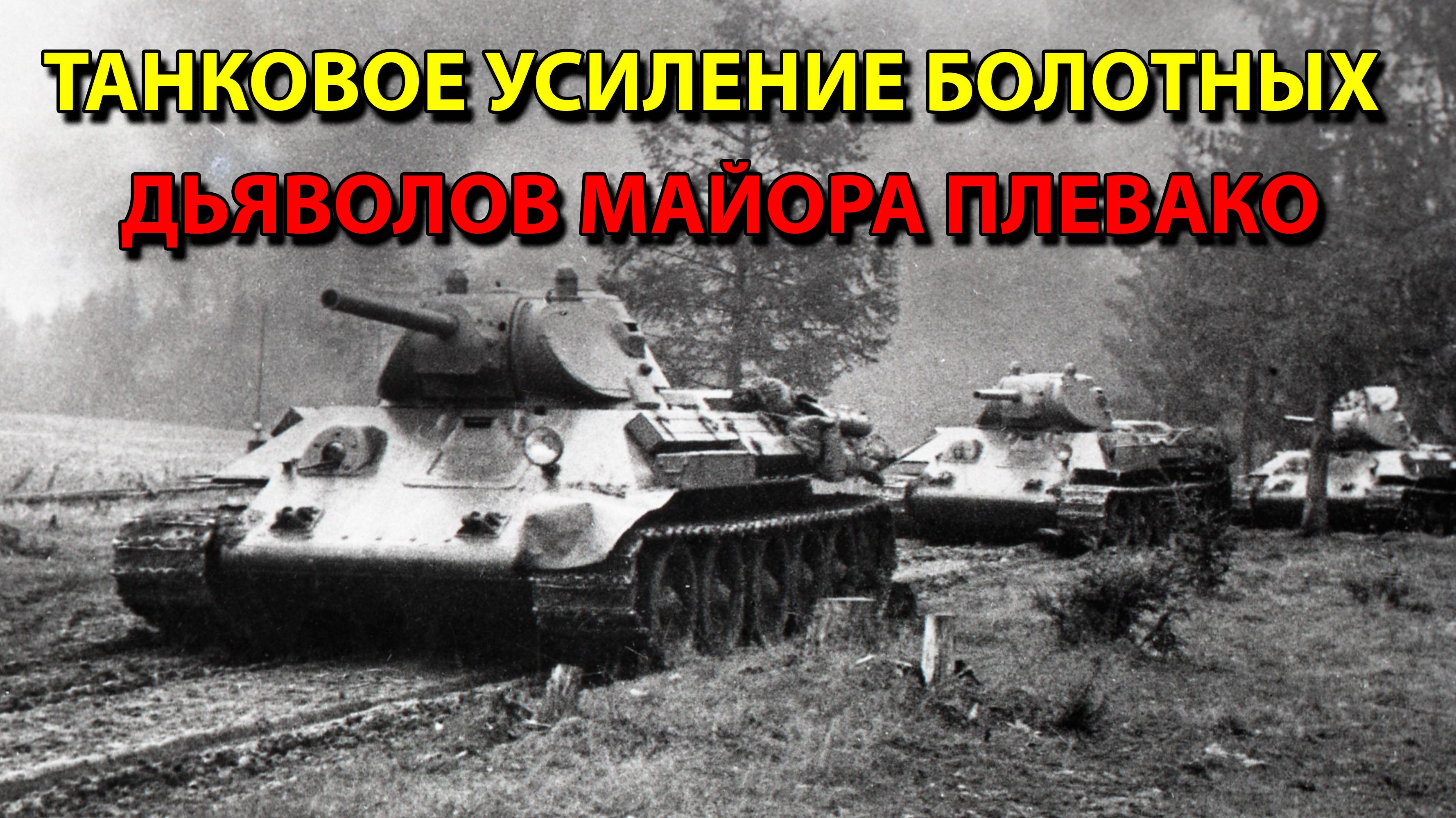 Танковое усиление болотных дьяволов майора Плевако.