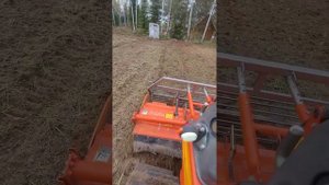 Минитрактор kubota gb145 pc фрезерование под посев газона