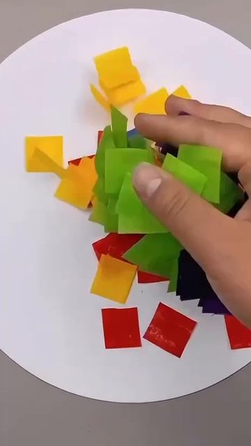 Радуга 🌈 из воздушного пластилина.
