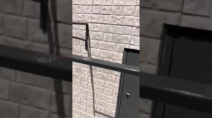 Установка поликарбонат, или как сделать навес  над две