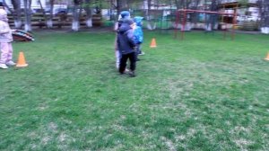 Дворовая игра "Вышибала"