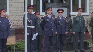 Праздничное торжественное построение в Волгоградском кадетском корпусе