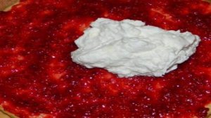 Песочный торт  с джемом