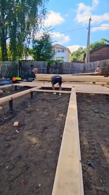 КАРКАСНЫЙ ДОМИК 6Х8||ОБВЯЗКА||ЧЕРНОВОЙ ПОЛ||СЕТКА ОТ ГРЫ смотреть онлайн