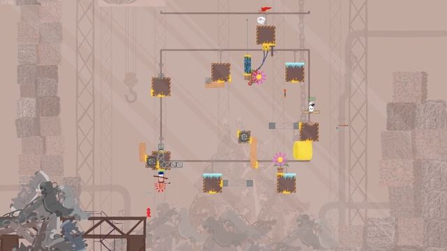 Булат Читер! (с 1:20) - Ultimate Chicken Horse смотреть онлайн