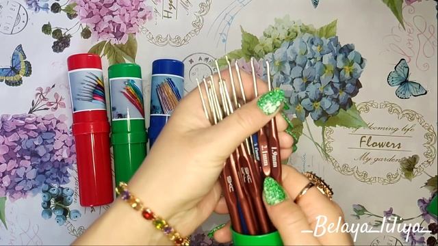 Обзор моих крючков для вязания #крючки #вязание