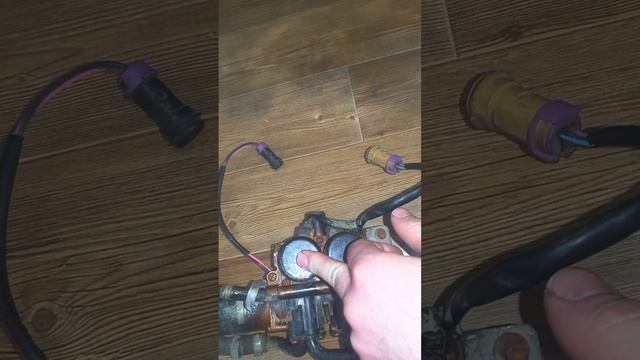 Ремонт блок клапанов печки ауди а8д2  s8 d2 .