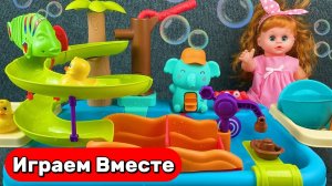 Играем вместе 💙 Играем на кухне ! Набор с детской раковиной ! АСМР Видео для детей
