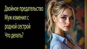 Двойное предательство Муж изменил с сестрой. Истории Измен Аудио рассказ истории о предательствах