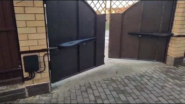 Автоматика для распашных ворот, Алютех смотреть онлайн