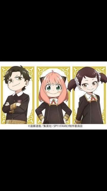 #anime )))) # семья×шпиона]]]~💕Аня , Демиан,Бекки 💕 смотреть онлайн