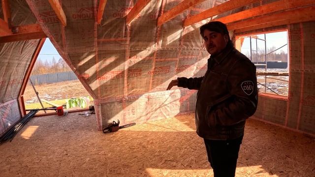 Уникальный проект каркасного А-Фрейма