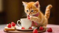 Woolly Meow Tiny Cat Takes on the Town