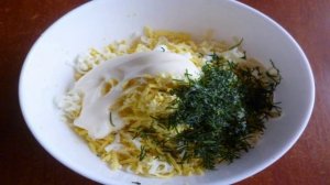 Закуска из сыра и яиц Мандаринки