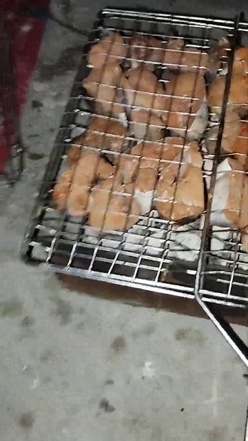 Рыба на мангале