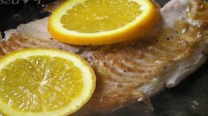 Тилапия с апельсином и рисом Басмати