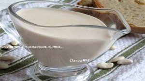Постный майонез из фасоли