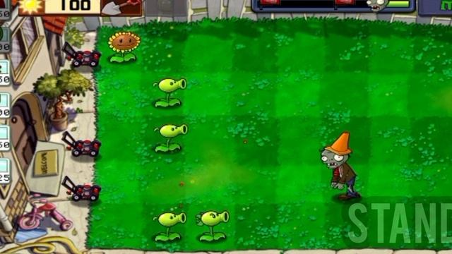 plants vs zombie на андроид не могу пройти уровень