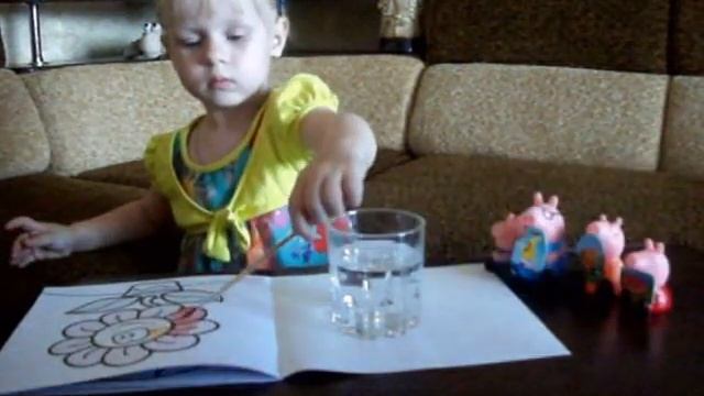 Свинка Пеппа. Раскрашиваем водой! Детский канал. MC Anna смотреть онлайн