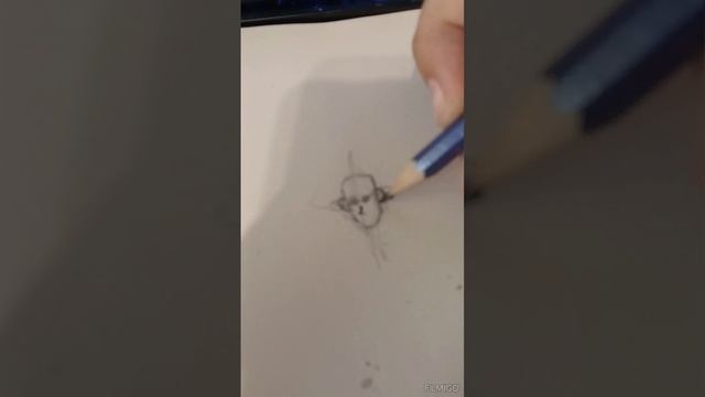 Нарисованное лицо человека