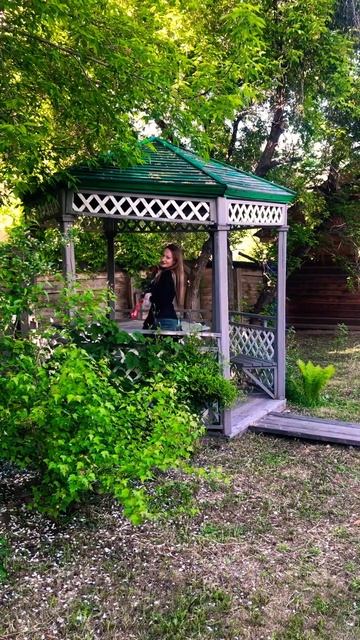 #беседка #самаякрасивая #сад #подпишись #лето #вдохнове