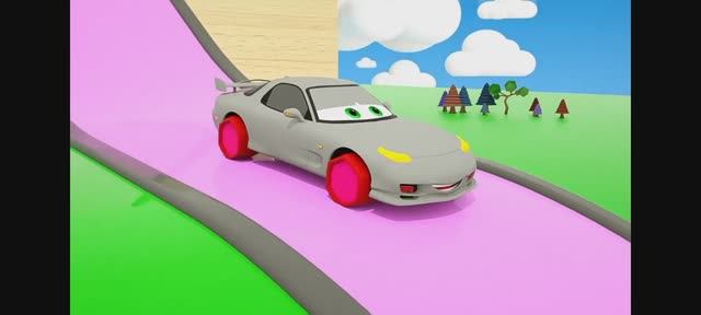 Детские мультики про машинки.Развивающий мультфильм для детей .( познавательный мультик для малышей)