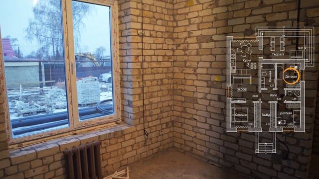 КОМПАКТНЫЙ ДОМ из Силикатного Кирпича с Полуторным Св