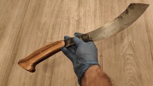 Очень простой топорик (паранг), своими руками, чертеж