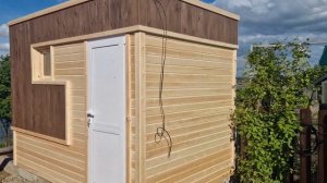 Видео с объекта. Строим мини-баню 3х2