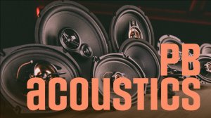 Обзор акустики серии PB.