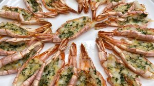 Рецепт вкусных креветок на праздничный стол 🔥#креветки #закуска