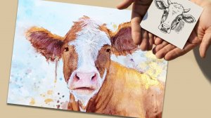 Рисуем Корову на Лугу ✏️ | Тёплый Реализм Гуашью | Арт без слов и суеты