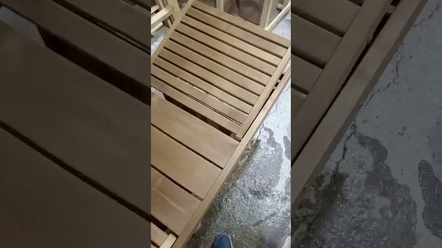 шезлонг своими руками #шезлонг #баня #сауна #