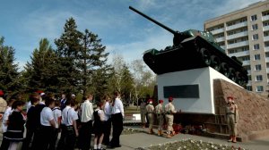 В Мариуполе торжественно открыли памятник «Танк Т-34». 07.05.2025