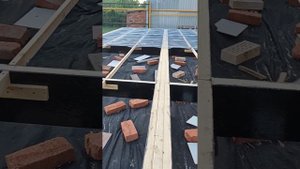 Каркасная пристройка 5х8. Нижняя обвязка и лаги пола.