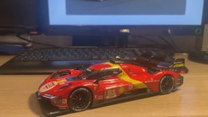 Обзор модели Ferrari 499P в масштабе 1/24 от Bburago
