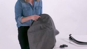 Коляска UPPAbaby Cruz V2 / Vista v2 как снять и установить ткань капюшона