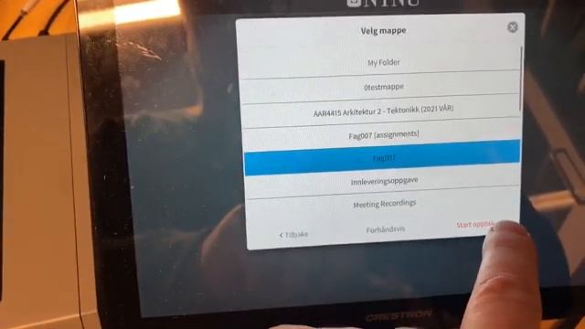 Panopto - Crestron Ad Hoc Integration for Remote Recorders by NTNU