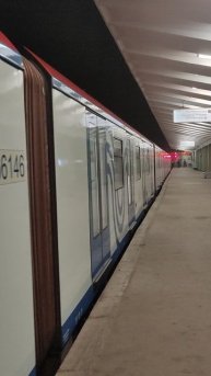 Ст.м.ВЫХИНО🚇Прибывающий-посадки нет#Москва✨12.03.2025 #russia#travel
