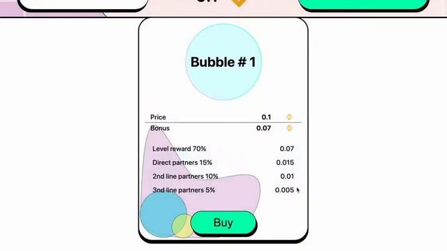 Bubble game blockchain игра 2022